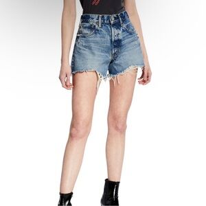 Mousy Vintage distressed denim shorts